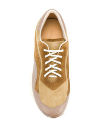 beige Leder niedrige Sneakers von Our Legacy