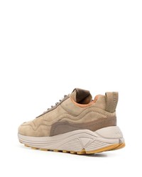 beige Leder niedrige Sneakers von Buttero