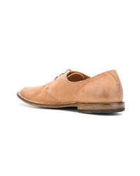 beige Leder Oxford Schuhe von Pantanetti