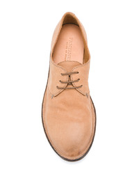 beige Leder Oxford Schuhe von Pantanetti