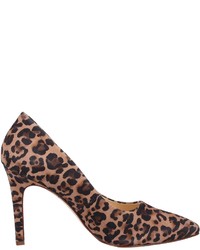 beige Leder Pumps mit Leopardenmuster von Paul Green