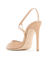 beige Leder Pumps von Olgana