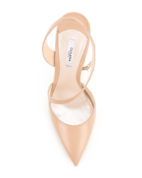 beige Leder Pumps von Olgana