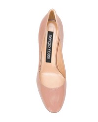 beige Leder Pumps von Sergio Rossi