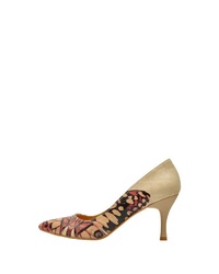 beige Leder Pumps von DOGO