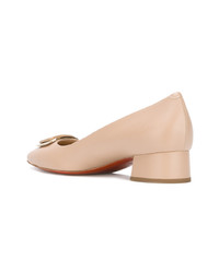 beige Leder Pumps von Baldinini