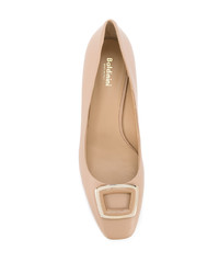 beige Leder Pumps von Baldinini