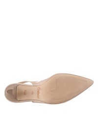 beige Leder Pumps von Gabor