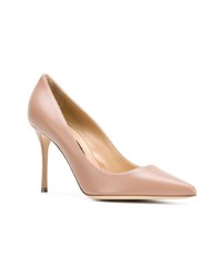 beige Leder Pumps von Sergio Rossi