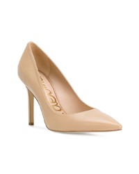 beige Leder Pumps von Sam Edelman