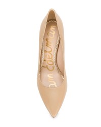 beige Leder Pumps von Sam Edelman