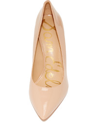 beige Leder Pumps von Sam Edelman