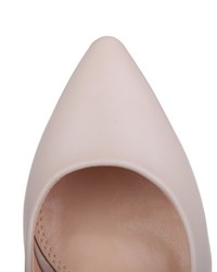 beige Leder Pumps von JANIKO