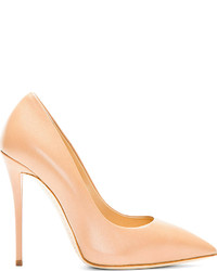 beige Leder Pumps von Giuseppe Zanotti