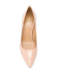 beige Leder Pumps von Michael Kors Collection