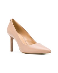 beige Leder Pumps von Michael Kors Collection