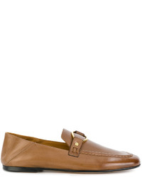 beige Leder Slipper von Isabel Marant