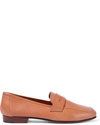 beige Leder Slipper von Mansur Gavriel