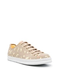 beige Leder Sportschuhe von Camper