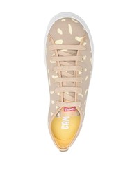 beige Leder Sportschuhe von Camper