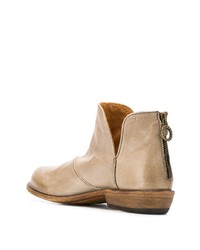 beige Leder Stiefeletten von Fiorentini+Baker