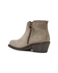 beige Leder Stiefeletten von Fiorentini+Baker