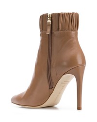 beige Leder Stiefeletten von Chloe Gosselin