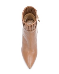 beige Leder Stiefeletten von Chloe Gosselin