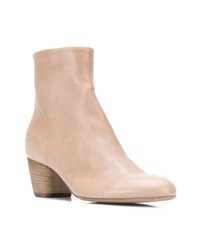 beige Leder Stiefeletten von Officine Creative