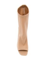 beige Leder Stiefeletten von Manning Cartell