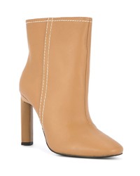 beige Leder Stiefeletten von Senso