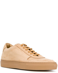 beige Leder Turnschuhe von Common Projects