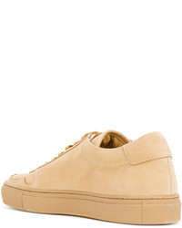 beige Leder Turnschuhe von Common Projects