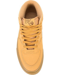 beige Leder Turnschuhe von Vans