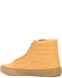 beige Leder Turnschuhe von Vans