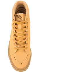 beige Leder Turnschuhe von Vans