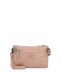 beige Leder Umhängetasche von Billy The Kid