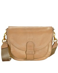 beige Leder Umhängetasche von Bree