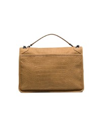 beige Leder Umhängetasche von Saint Laurent