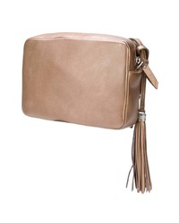 beige Leder Umhängetasche von Saint Laurent