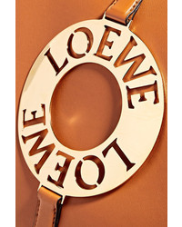 beige Leder Umhängetasche von Loewe