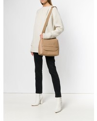 beige Leder Umhängetasche von The Row