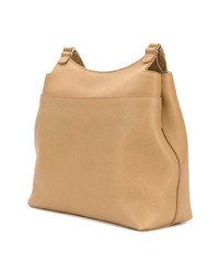 beige Leder Umhängetasche von The Row