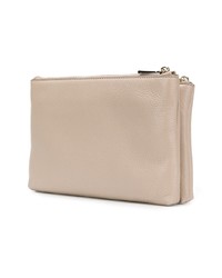 beige Leder Umhängetasche von MICHAEL Michael Kors