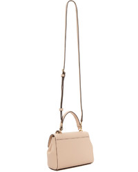 beige Leder Umhängetasche von MICHAEL Michael Kors