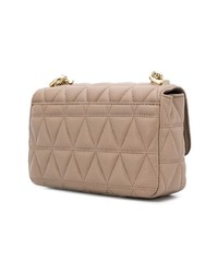 beige Leder Umhängetasche von MICHAEL Michael Kors