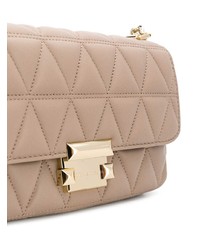 beige Leder Umhängetasche von MICHAEL Michael Kors