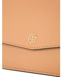 beige Leder Umhängetasche von Tory Burch