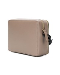 beige Leder Umhängetasche von Lanvin