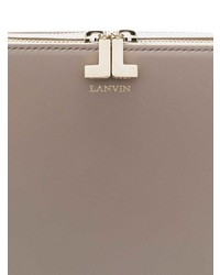 beige Leder Umhängetasche von Lanvin